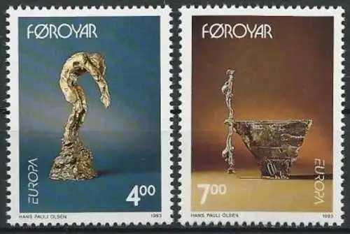 FÄRÖER 1993 Mi-Nr. 248/49 ** MNH - CEPT