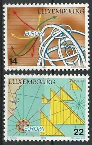 LUXEMBURG 1994 Mi-Nr. 1340/41 ** MNH - CEPT