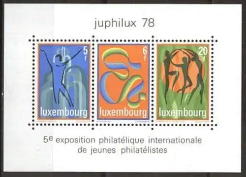 LUXEMBURG 1978 Mi-Nr. Block 12 ** MNH