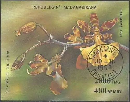 MADAKASGAR 1993 Mi-Nr. Block 239 o used - aus Abo