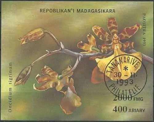 MADAKASGAR 1993 Mi-Nr. Block 239 o used - aus Abo
