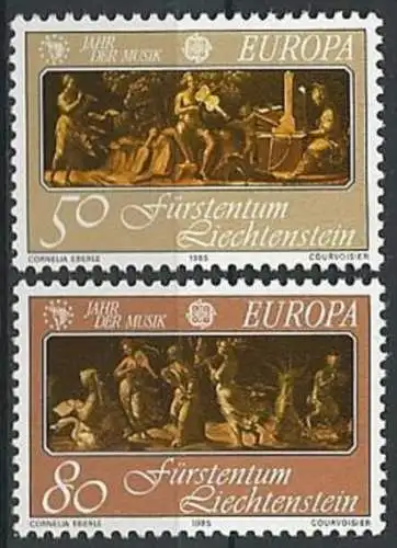 LIECHTENSTEIN 1985 Mi-Nr. 866/67 ** MNH - CEPT