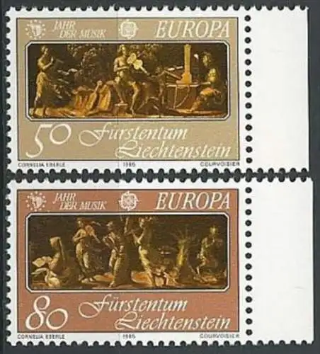 LIECHTENSTEIN 1985 Mi-Nr. 866/67 ** MNH - CEPT