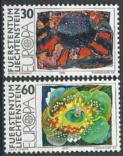 LIECHTENSTEIN 1975 Mi-Nr. 623/24 ** MNH - CEPT