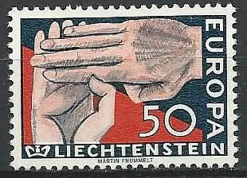 LIECHTENSTEIN 1962 Mi-Nr. 418 ** MNH - CEPT