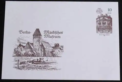 DDR 1987 Mi-Nr. P 95 Ganzsache ungebraucht