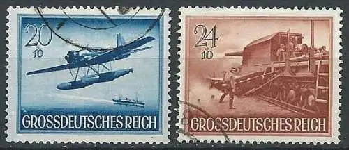 DEUTSCHES REICH 1944 Mi-Nr. 882/83 o used