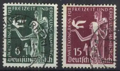 DEUTSCHES REICH 1936 Mi-Nr. 622/23 o used