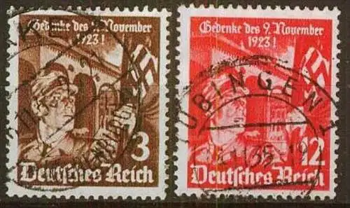 DEUTSCHES REICH 1935 Mi-Nr. 598/99 o used