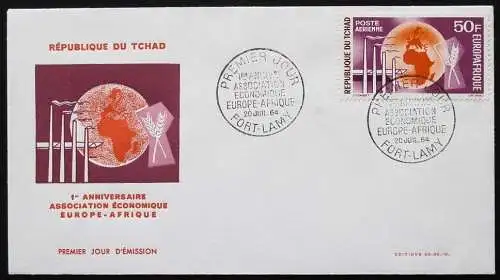 TCHAD 1964 EUROPE-AFRIQUE FDC