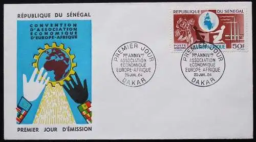 SENEGAL 1964 EUROPE-AFRIQUE FDC