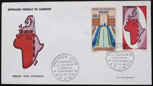 CAMEROUN 1964 EUROPE-AFRIQUE FDC