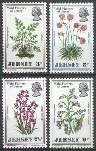 JERSEY 1972 Mi-Nr. 61/64 ** MNH