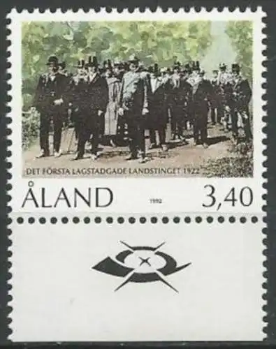 ALAND 1992 Mi-Nr. 63 ** MNH