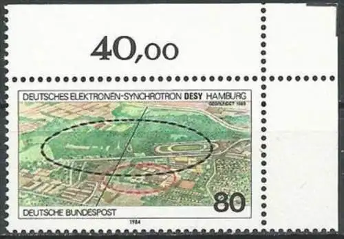 DEUTSCHLAND 1984 Mi-Nr. 1221 Eckrand ** MNH