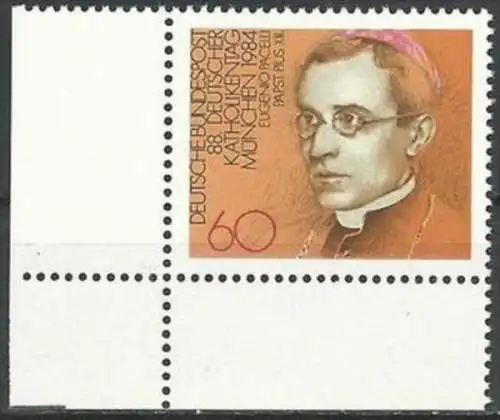 DEUTSCHLAND 1984 Mi-Nr. 1220 Eckrand ** MNH