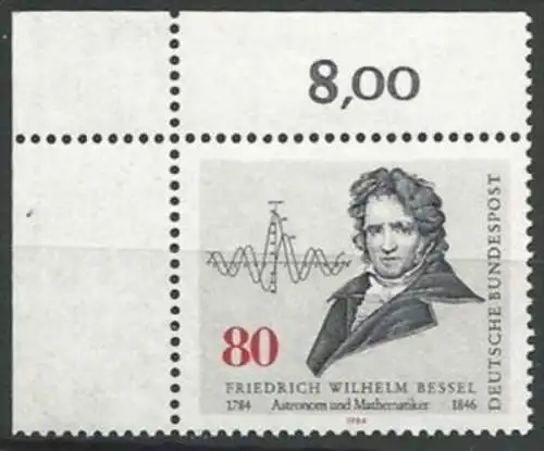 DEUTSCHLAND 1984 Mi-Nr. 1219 Eckrand ** MNH