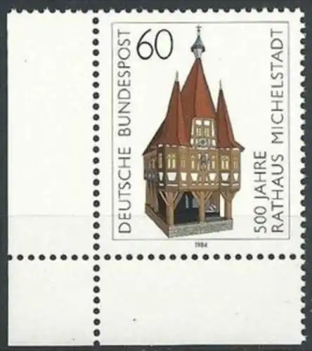 DEUTSCHLAND 1984 Mi-Nr. 1200 Eckrand ** MNH