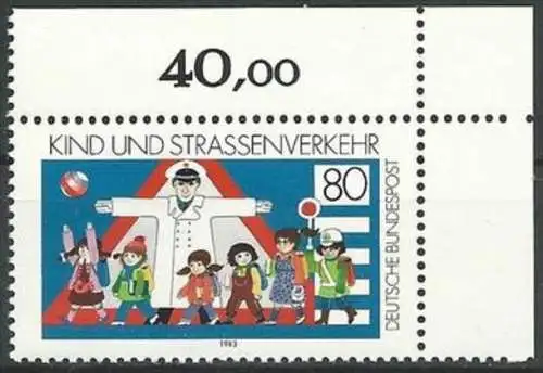 DEUTSCHLAND 1983 Mi-Nr. 1181 Eckrand ** MNH