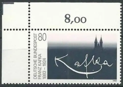 DEUTSCHLAND 1983 Mi-Nr. 1178 Eckrand ** MNH