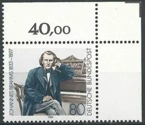 DEUTSCHLAND 1983 Mi-Nr. 1177 Eckrand ** MNH