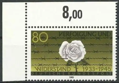 DEUTSCHLAND 1983 Mi-Nr. 1163 Eckrand ** MNH