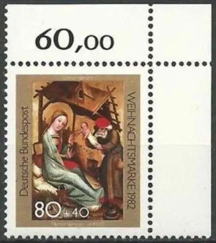 DEUTSCHLAND 1982 Mi-Nr. 1161 Eckrand ** MNH