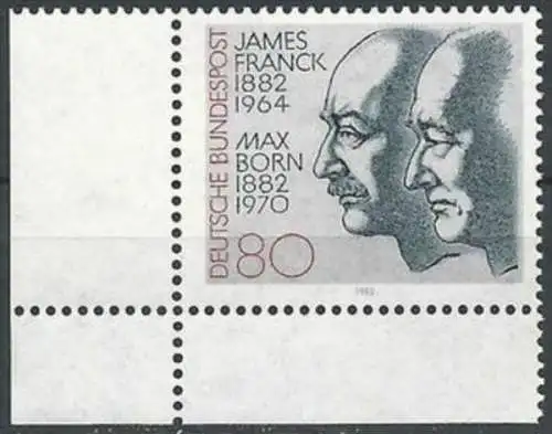 DEUTSCHLAND 1982 Mi-Nr. 1147 Eckrand ** MNH