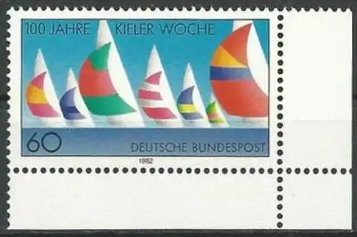 DEUTSCHLAND 1982 Mi-Nr. 1132 Eckrand ** MNH