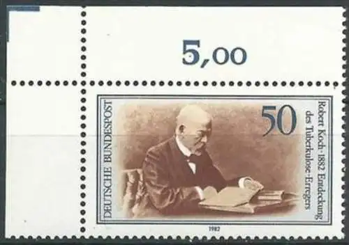 DEUTSCHLAND 1982 Mi-Nr. 1122 Eckrand ** MNH