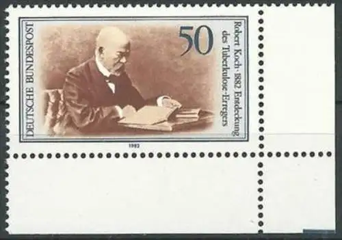 DEUTSCHLAND 1982 Mi-Nr. 1122 Eckrand ** MNH