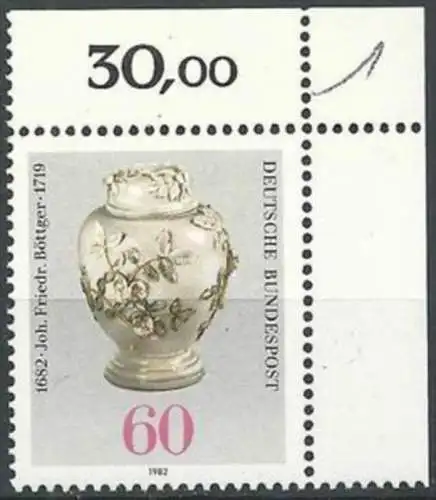 DEUTSCHLAND 1982 Mi-Nr. 1118 Eckrand ** MNH