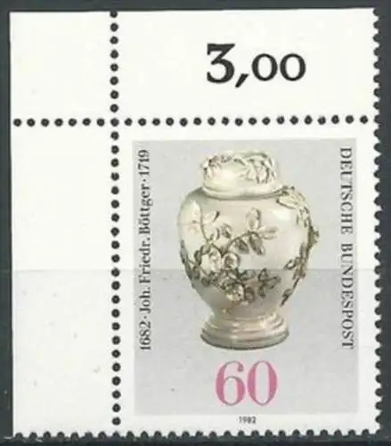 DEUTSCHLAND 1982 Mi-Nr. 1118 Eckrand ** MNH