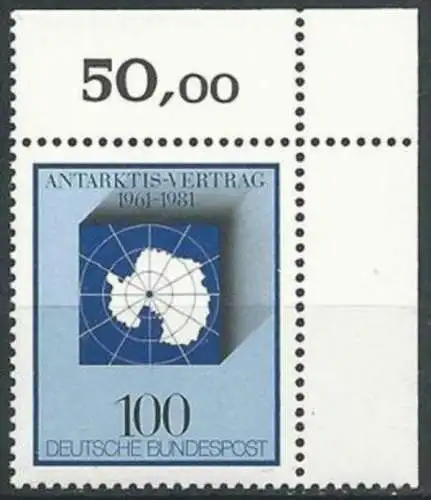 DEUTSCHLAND 1981 Mi-Nr. 1117 Eckrand ** MNH