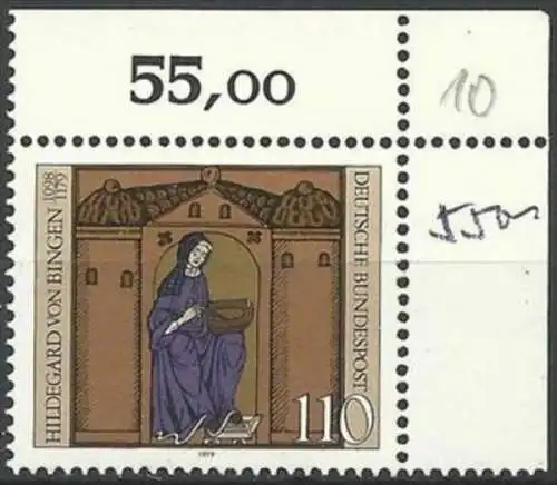 DEUTSCHLAND 1979 Mi-Nr. 1018 Eckrand ** MNH