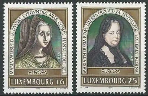 LUXEMBURG 1996 Mi-Nr. 1390/91 ** MNH - CEPT