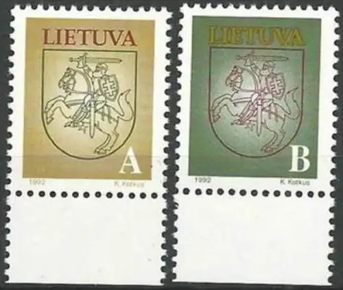 LITAUEN 1993 Mi-Nr. 531/32 ** MNH