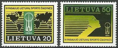 LITAUEN 1991 Mi-Nr. 482/83 ** MNH