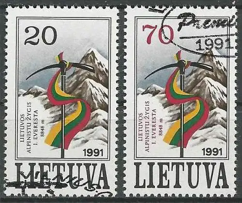 LITAUEN 1991 Mi-Nr. 484/85 o used - aus Abo