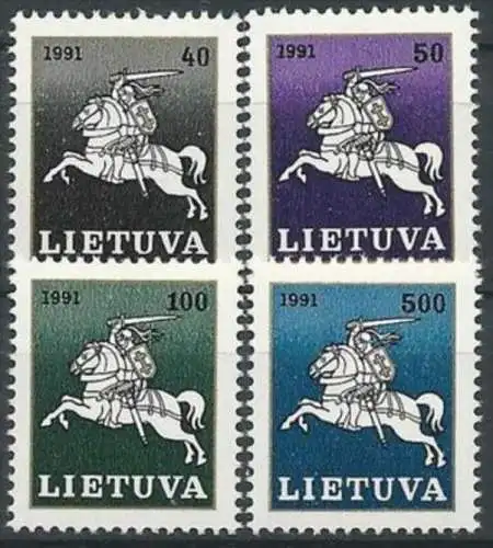 LITAUEN 1991 Mi-Nr. 491/94 ** MNH