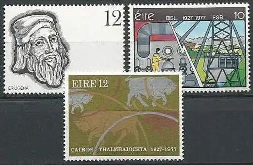 IRLAND 1977 Mi-Nr. 367 368 369 ** MNH