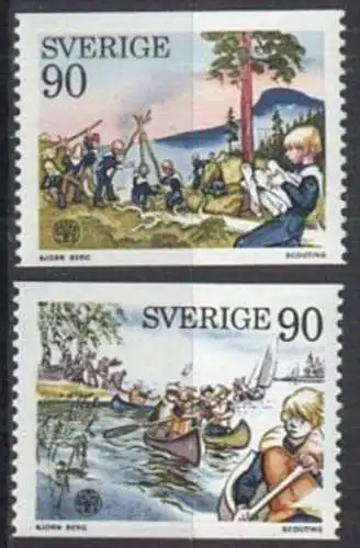 SCHWEDEN 1975 Mi-Nr. 921/22 ** MNH