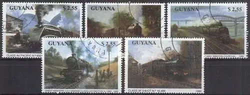 GUYANA 1990 Mi-Nr. 3170/74 o used