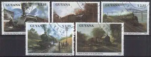 GUYANA 1990 Mi-Nr. 3170/74 o used