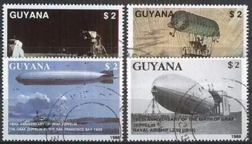 GUYANA 1989 Mi-Nr. 2485/88 o used