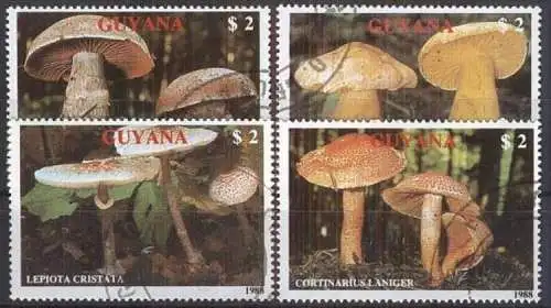 GUYANA 1989 Mi-Nr. 2480/83 o used