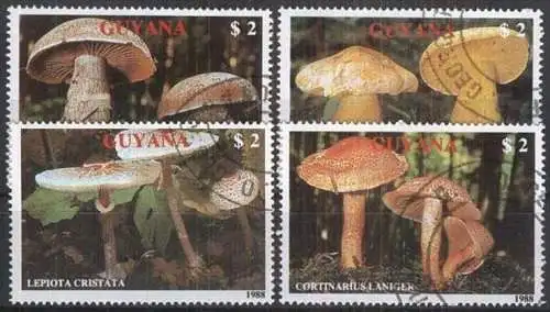 GUYANA 1989 Mi-Nr. 2480/83 o used