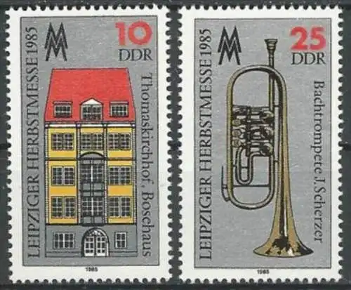 DDR 1985 Mi-Nr. 2963/64 ** MNH
