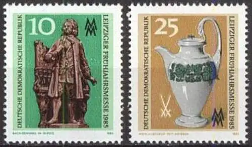 DDR 1985 Mi-Nr. 2929/30 ** MNH