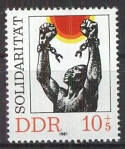 DDR 1981 Mi-Nr. 2648 ** MNH